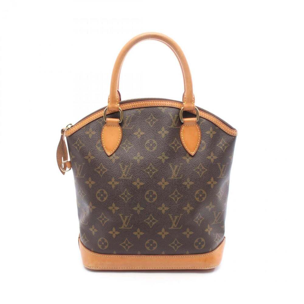 LOUIS VUITTON Authentic Brown Monogram Leather Lockit Bag - Picture 1 of 11
